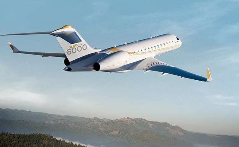 Bombardier Global 6000 private jet charter