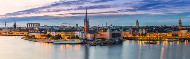 Stockholm private jet charter