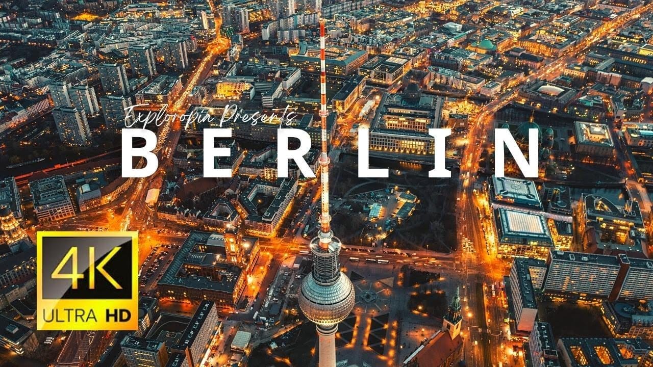 Berlin drone video