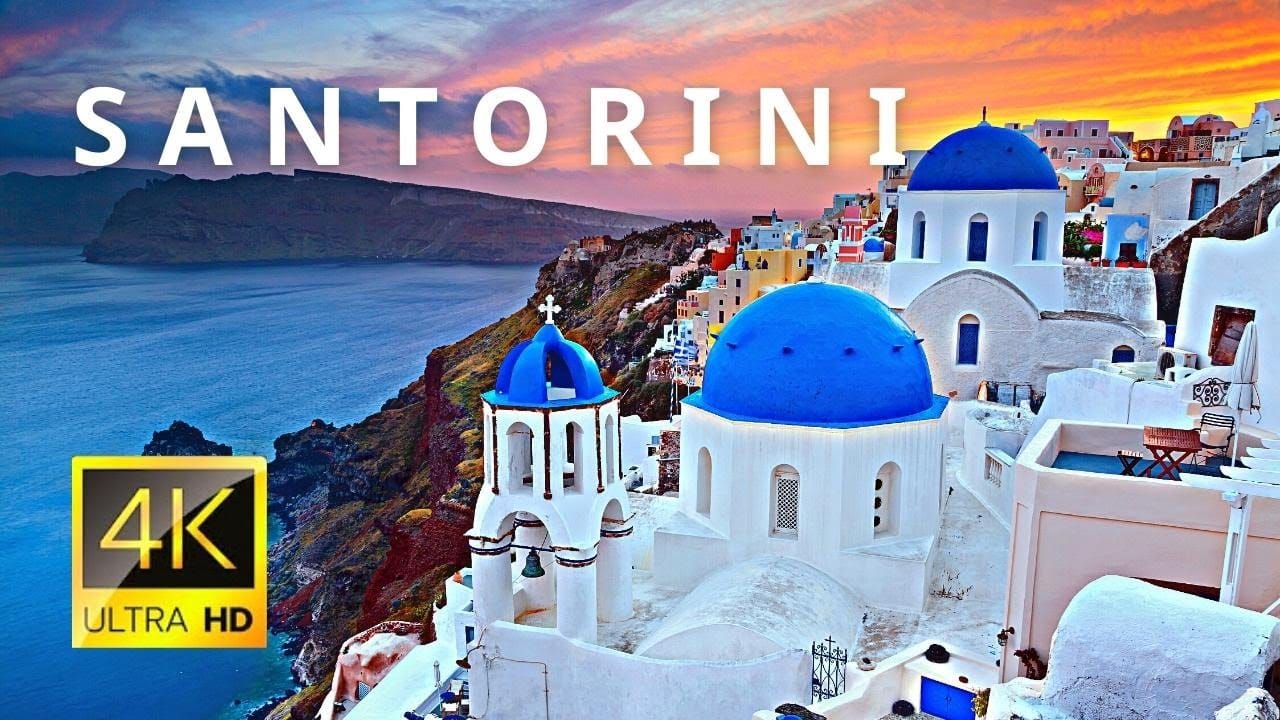 Santorini Video Footage in 4K