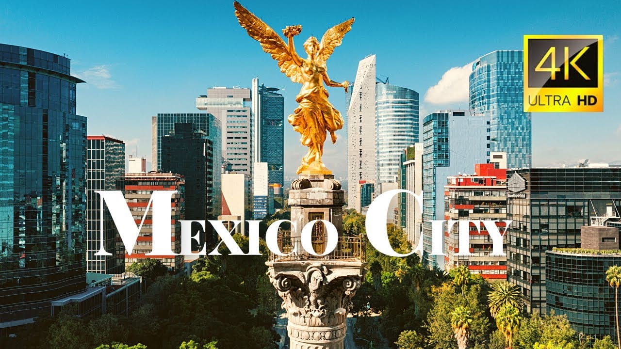 Mexico city video in 4k