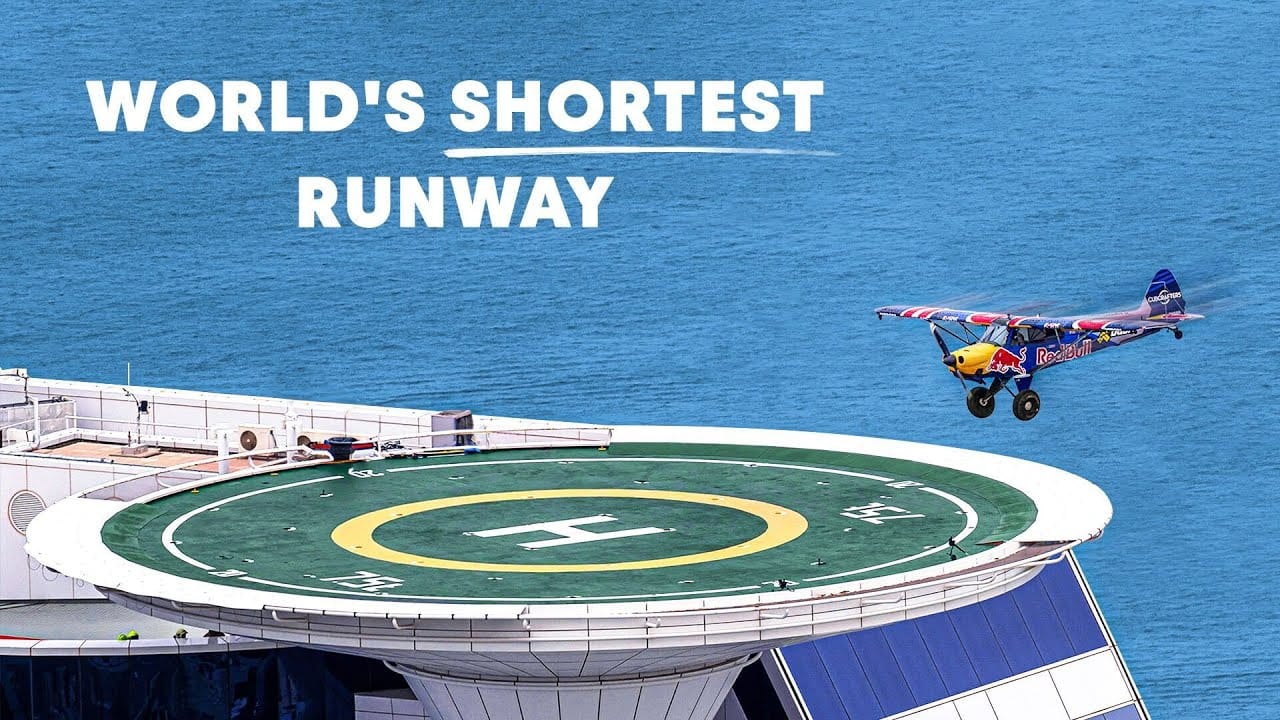 Dubai RedBull Helipad Aircraft Landing