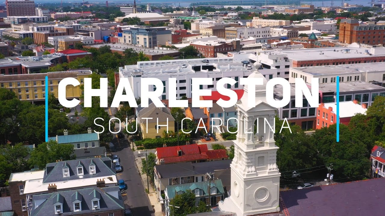 Charleston aerial view