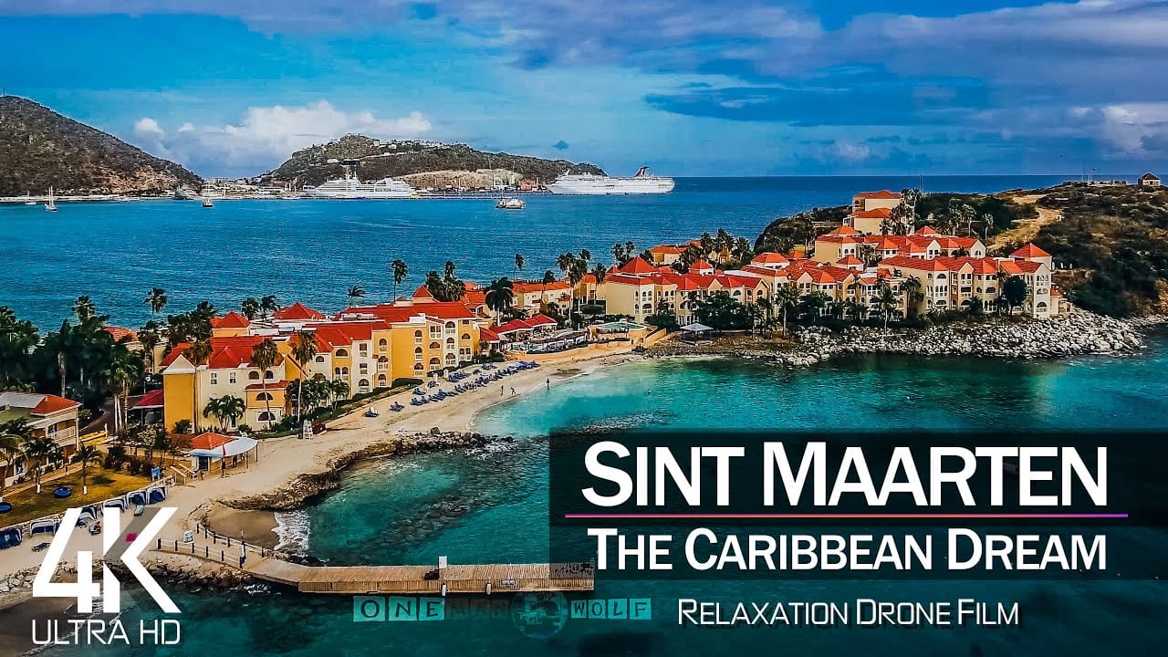 Sint Marten from drone