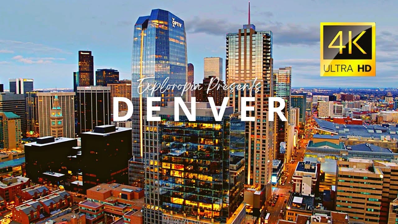 Denver aerial view