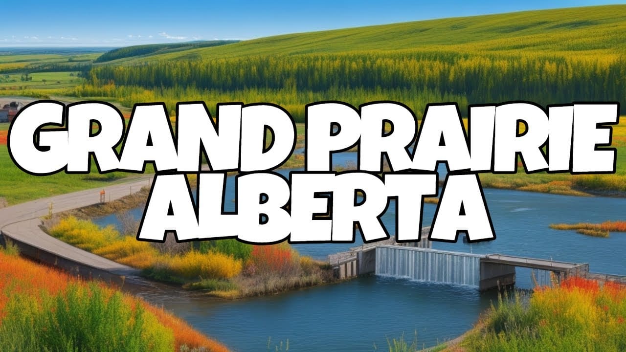 Grande Prairie, Canada. Video 4 K