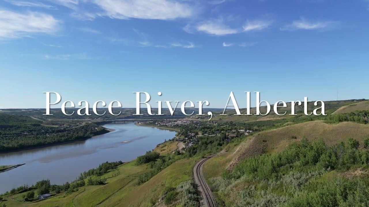 Peace River, Alberta, Canada Video 4 K