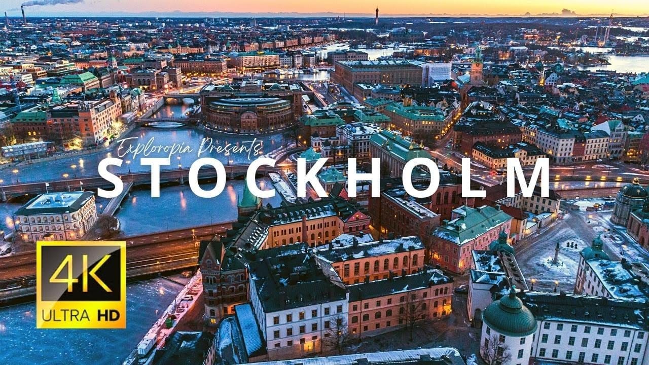 Stockholm video drone 4K