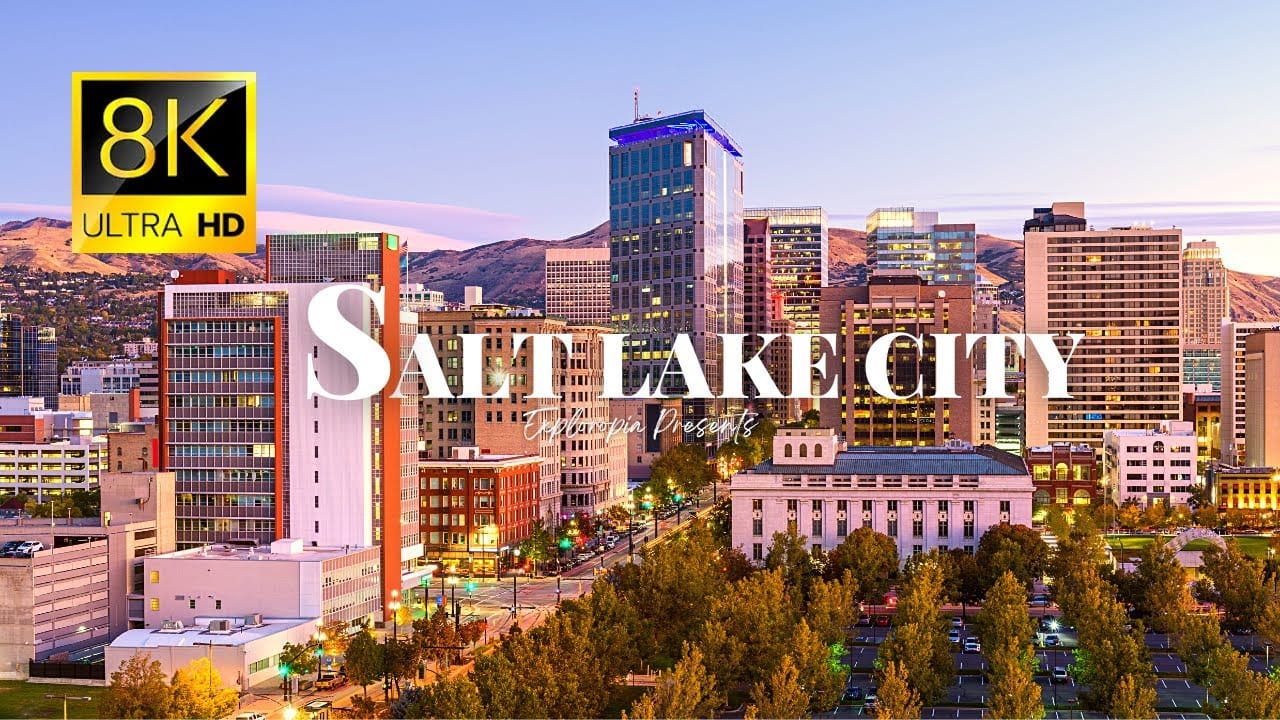 Salt Lake City aerial view