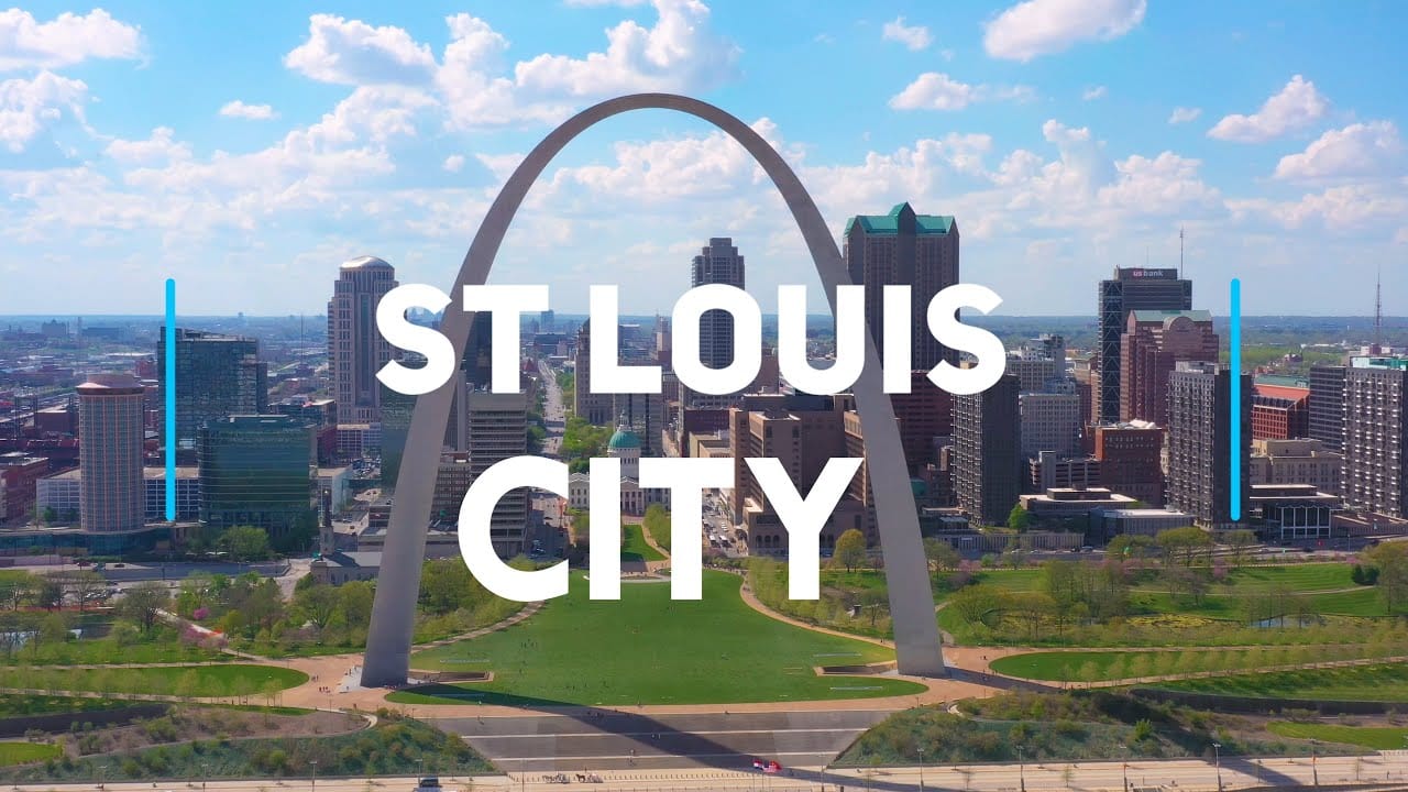 St. Louis drone aerial view