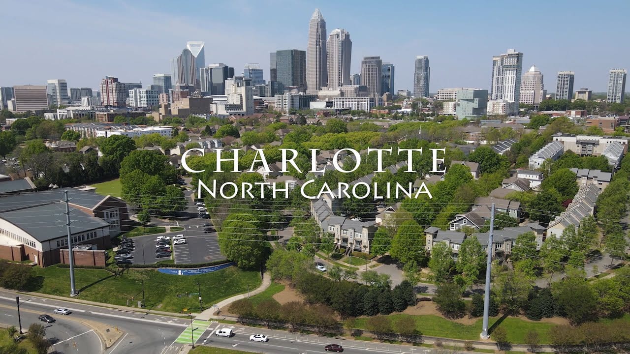 Charlotte North Carolina Aerial View