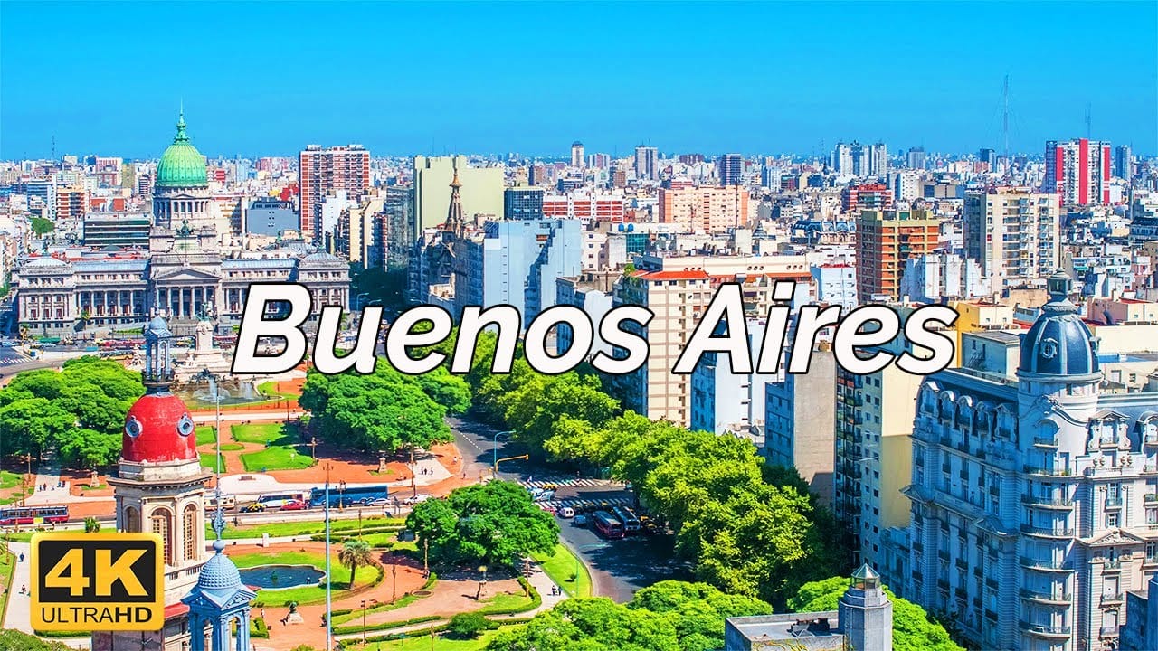Buenos Aires, Argentina video in 4k
