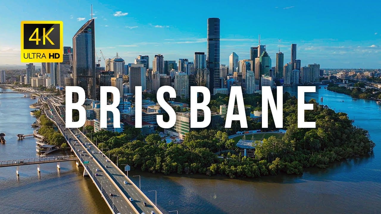 Brisbane city, Australia 4K