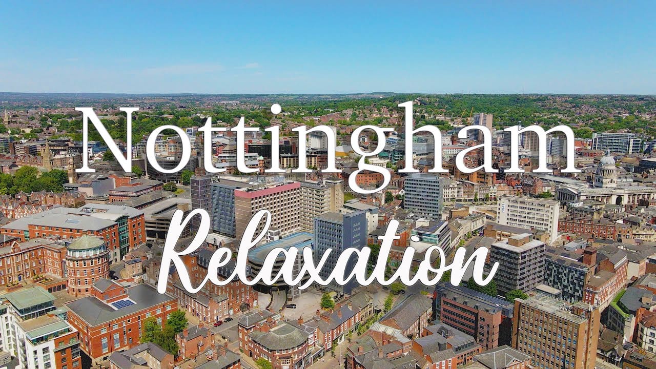 Nottingham, England. Video 4K