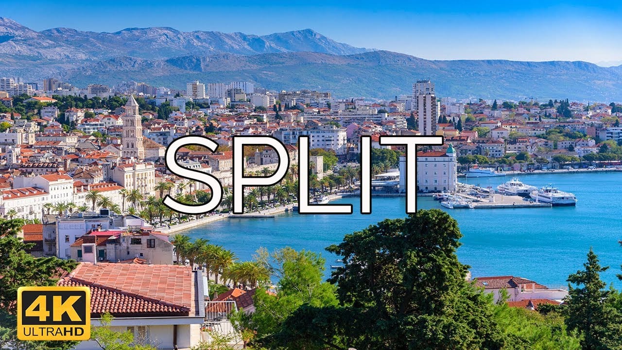 Split, Croatia video footage