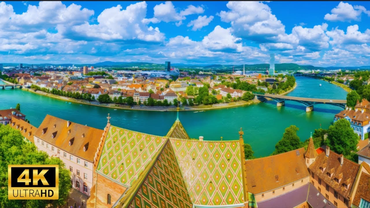 Basel by drone 4K