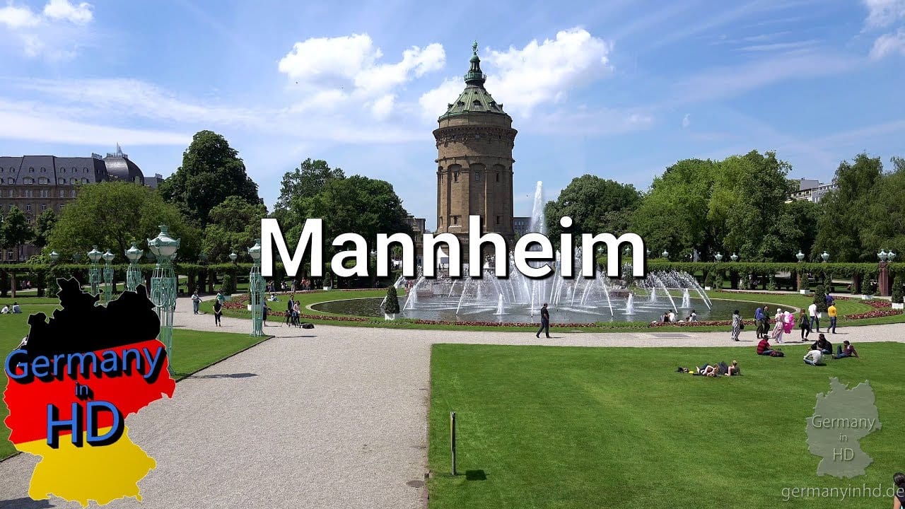 Mannheim, Germany. 4K