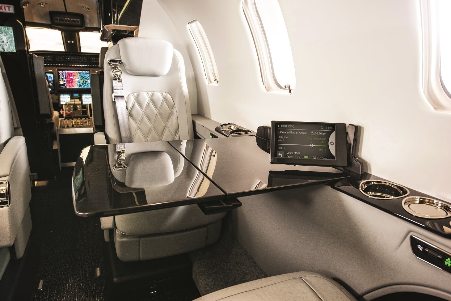 Learjet 75 Private Jet Interior