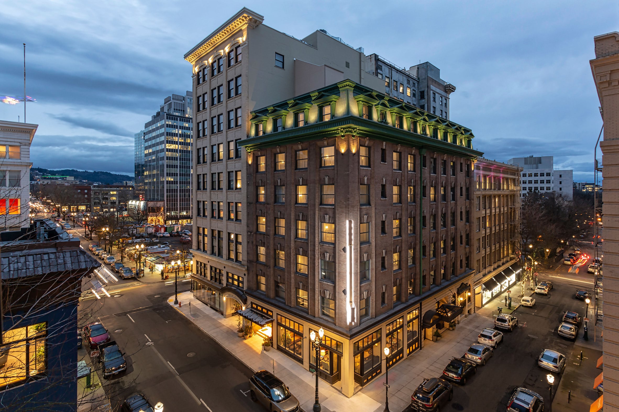 Portland's Woodlark Hotel, Oregon, USA