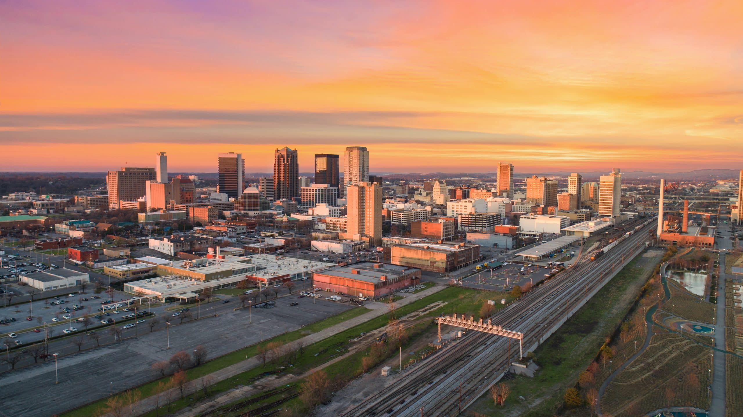 Downtown Birmingham, Alabama, USA