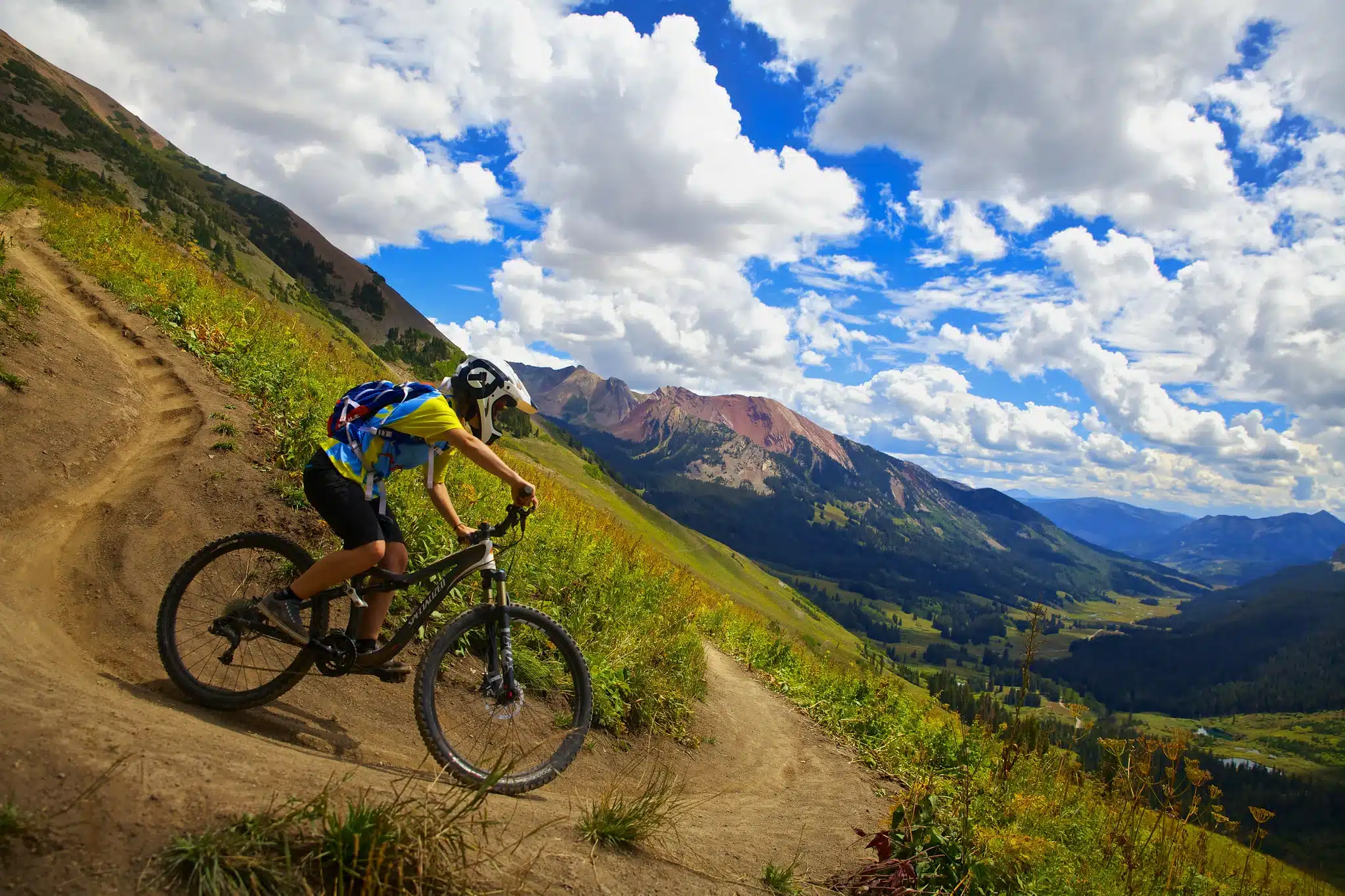 Mountain Biking in Eagle, Colorado, USA