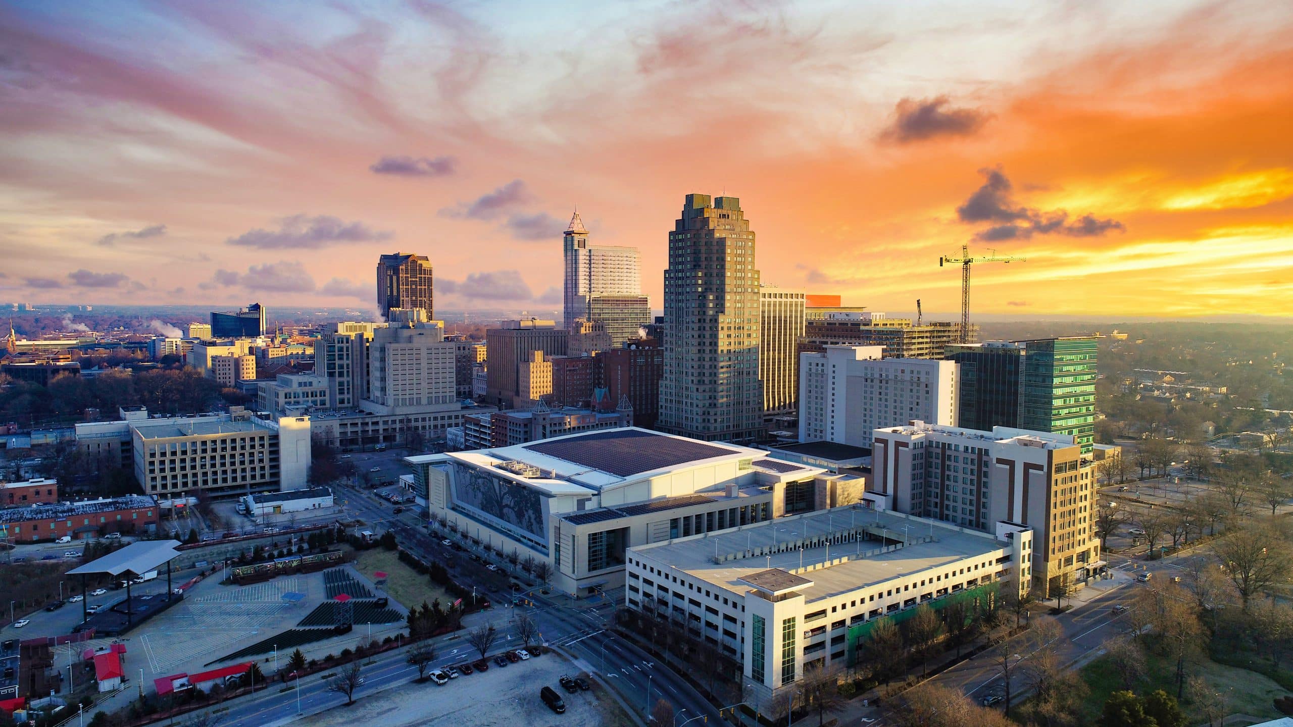 Raleigh, North Carolina, USA. Fly Private Jet