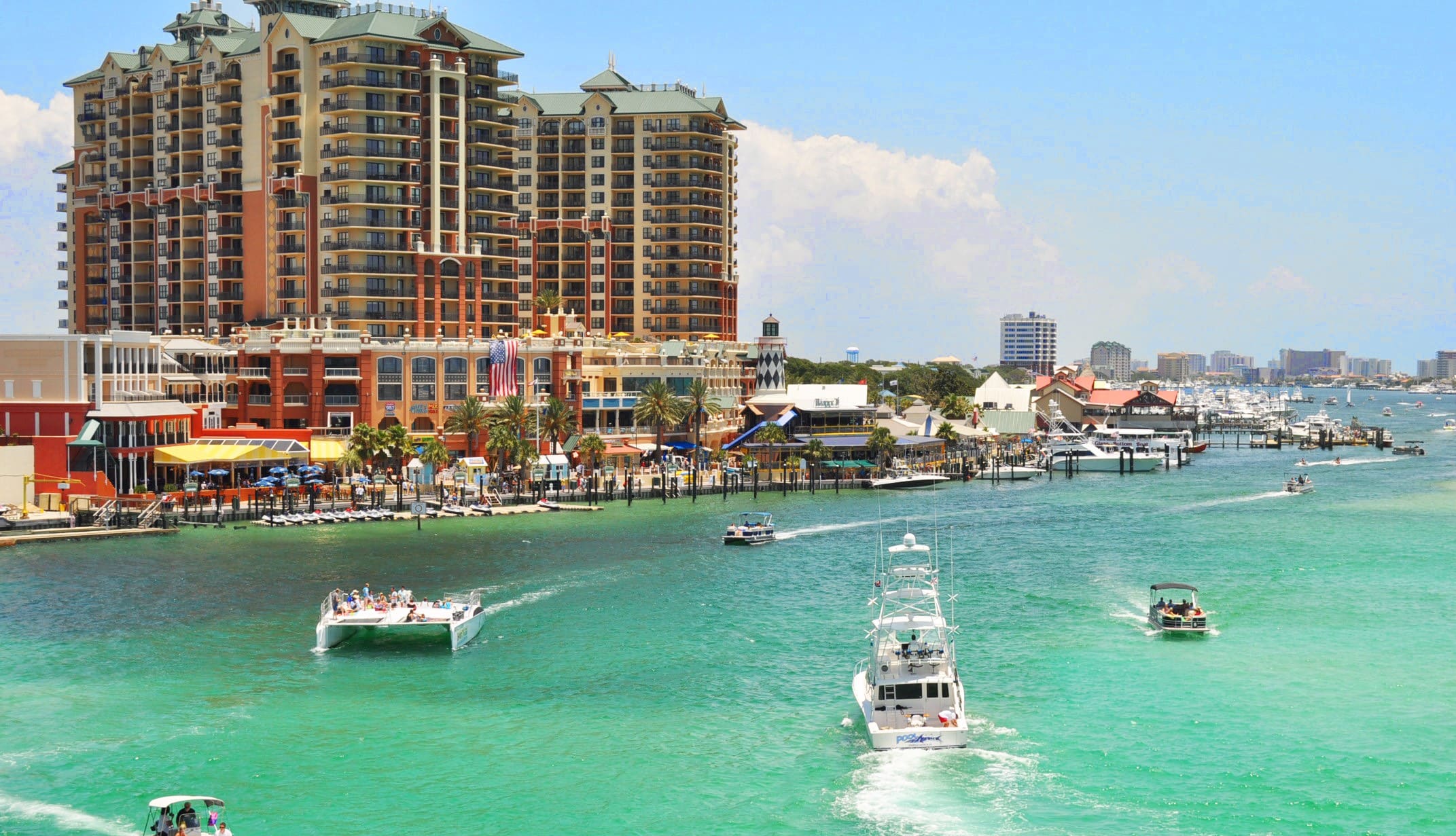 Holiday Isle in Destin, Florida, USA