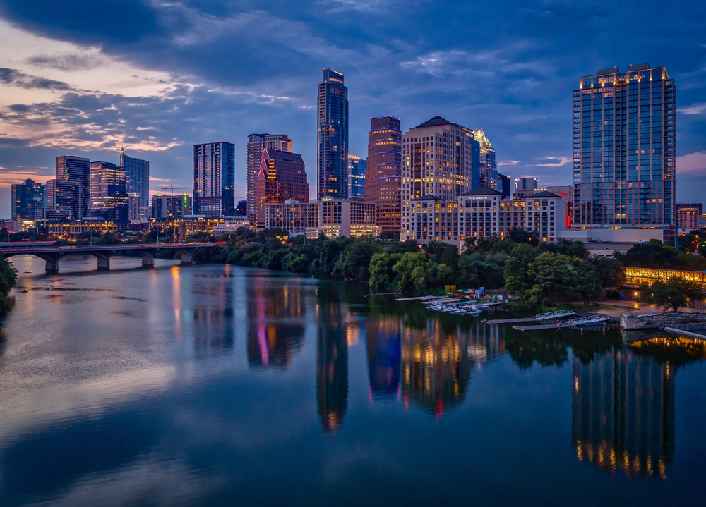 Downtown Laredo, Texas, USA