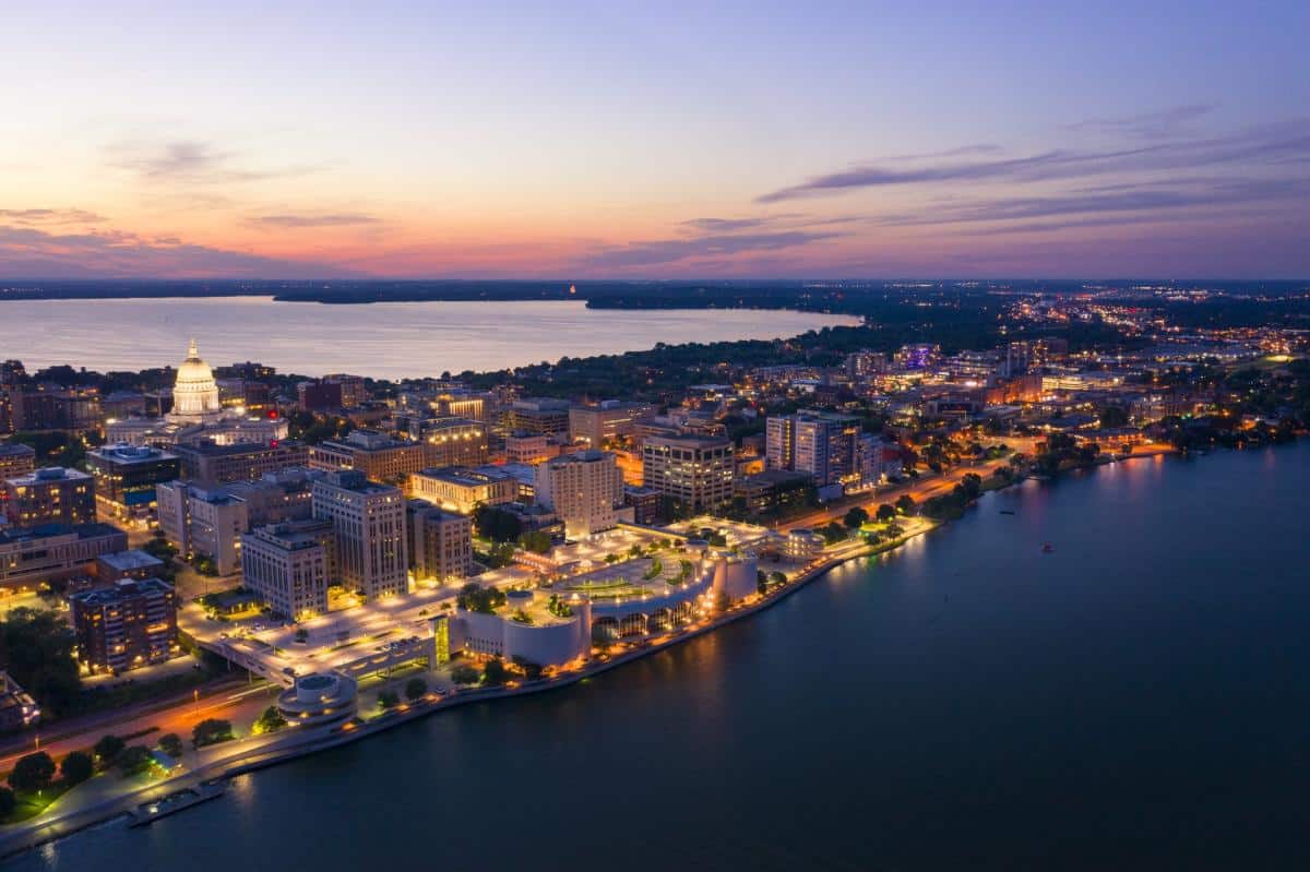 East Campus & Downtown of Madison, WI