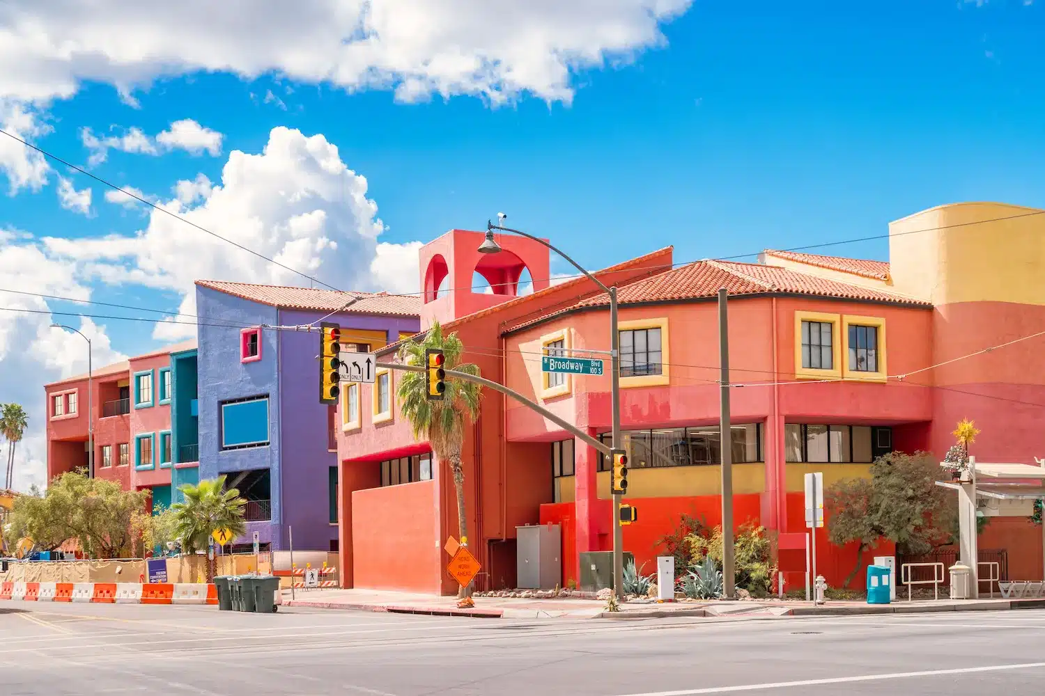 Pueblo-style homes, Tucson, Arizona. USA