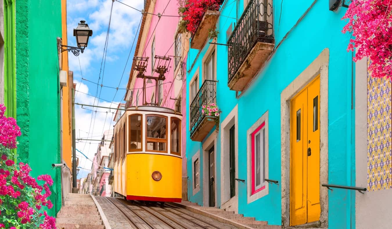 Elevador da Bica has been dubbed “the most photographed funicular in Lisbon”