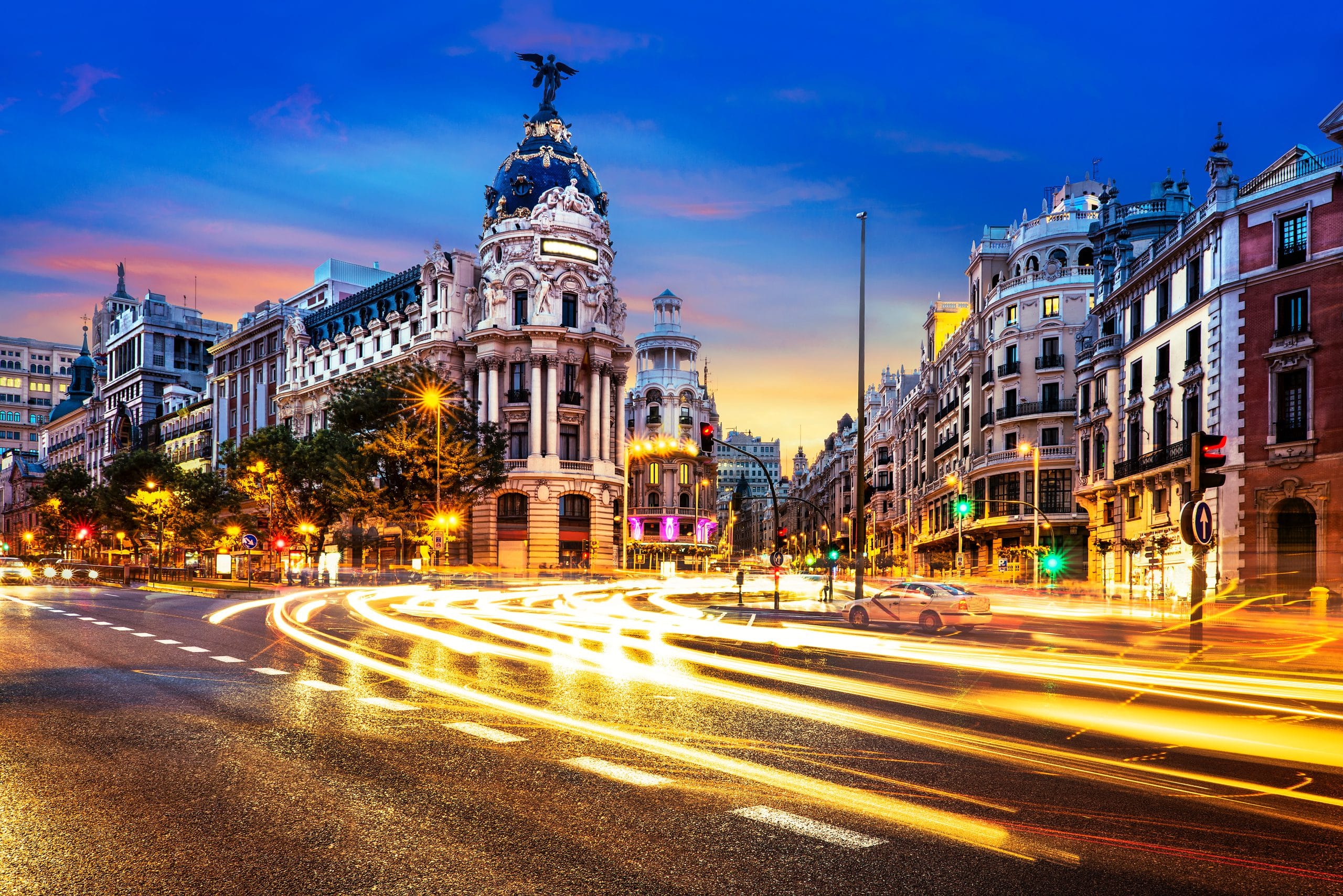 Madrid at night