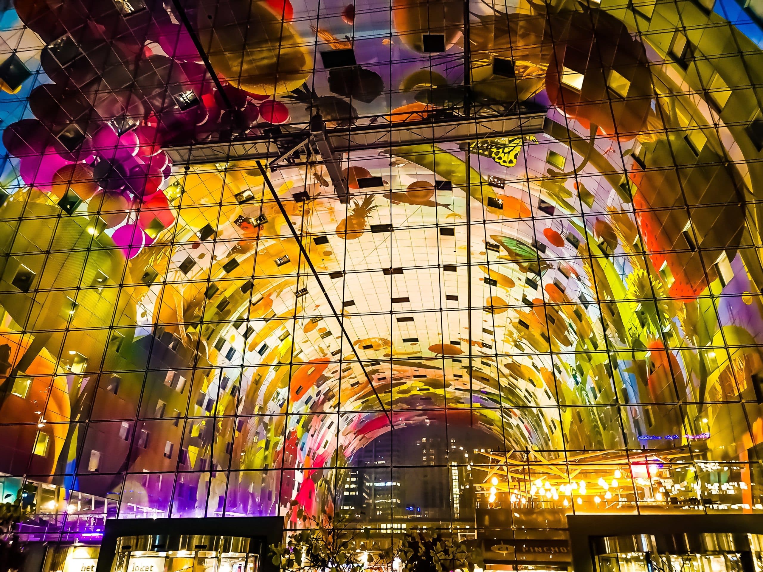 Markthal Rotterdam. Fly Private Jet.