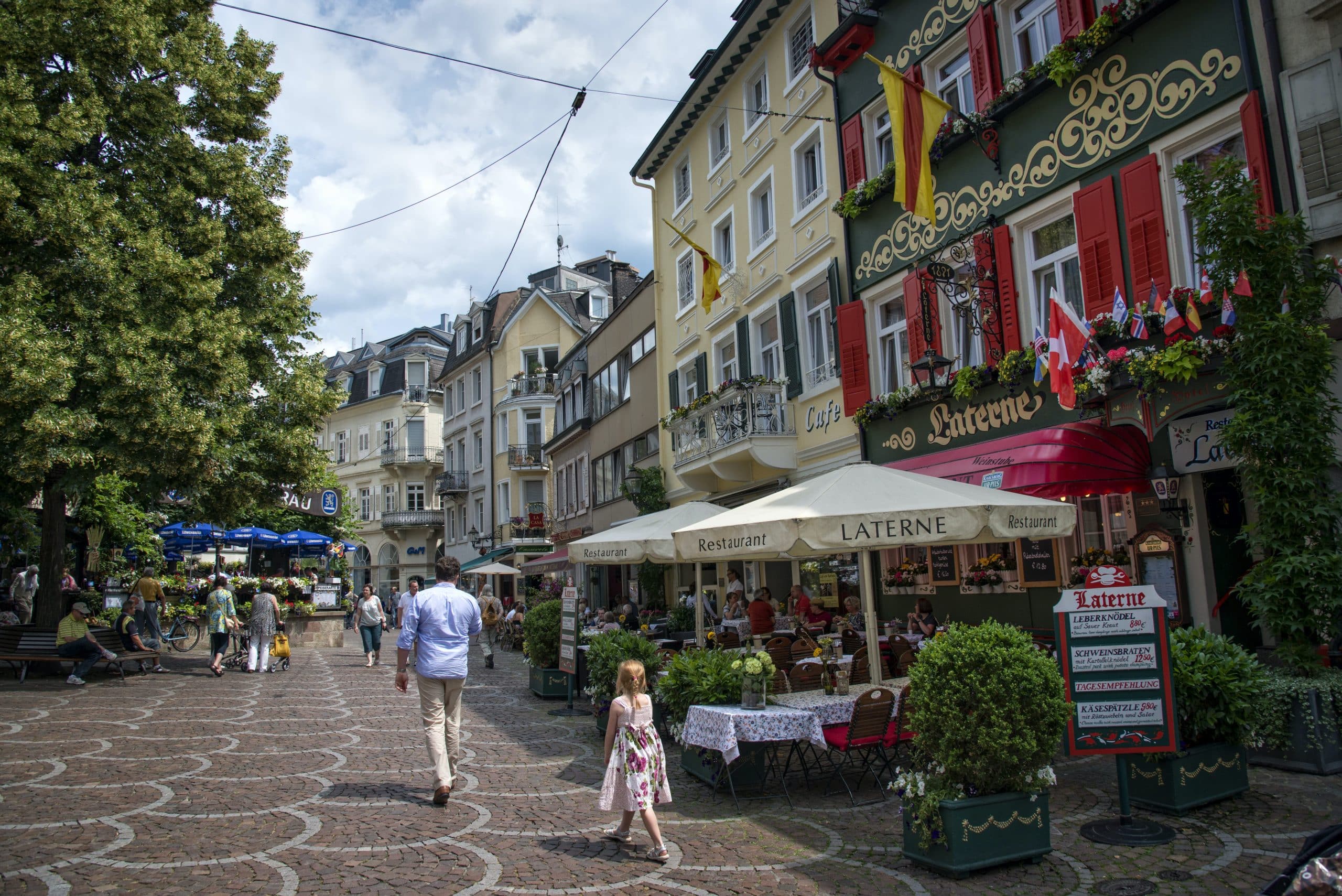 Center of town. Fly to Baden-Baden.