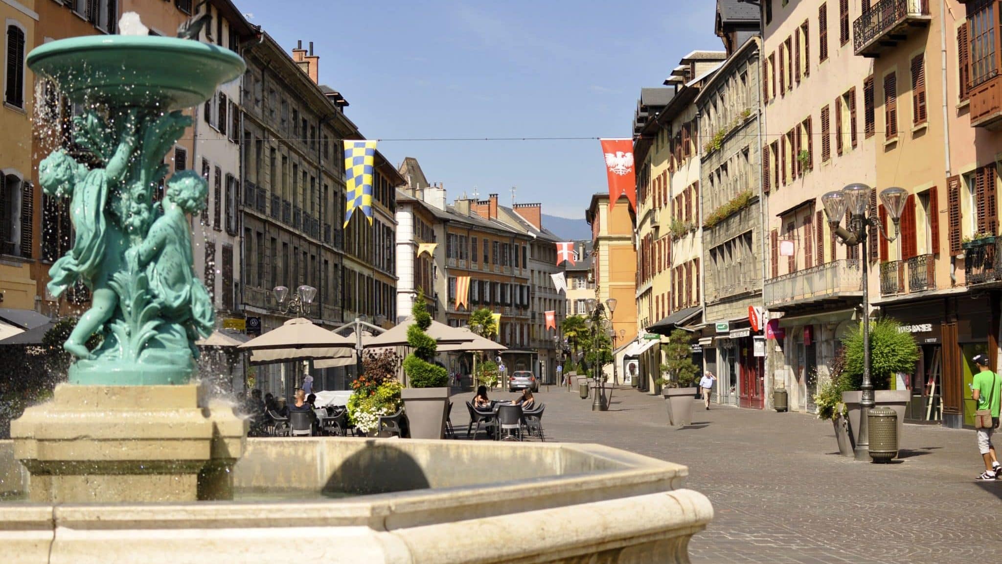 Place Saint-Léger. Fly Private to Chambery.