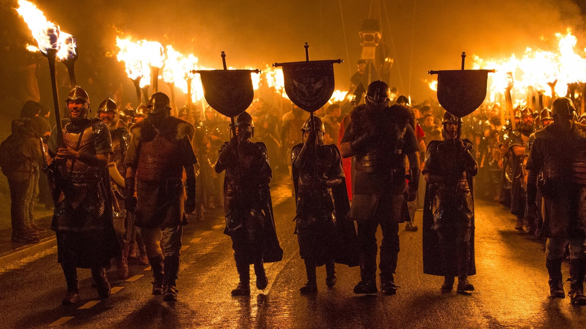 The Up Helly Aa Viking Fire Festival