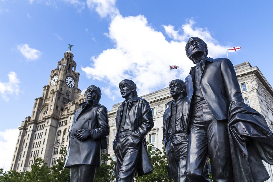 The Beatles at Pier Head.