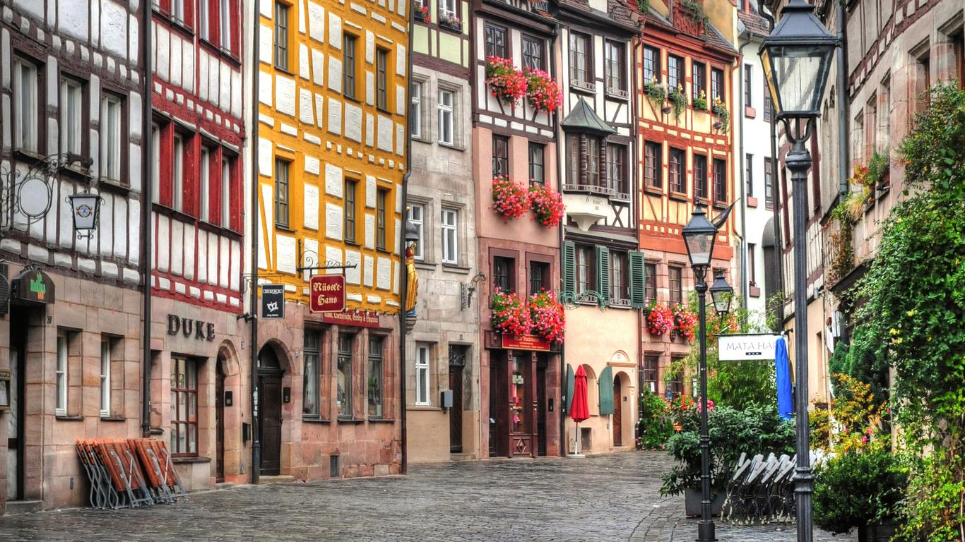 Nuremberg Old Town. Fly Private to Nuremberg.