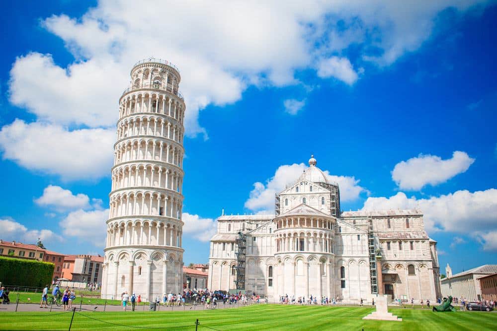 Leaning Tower of Pisa. Fly Private to Pisa.