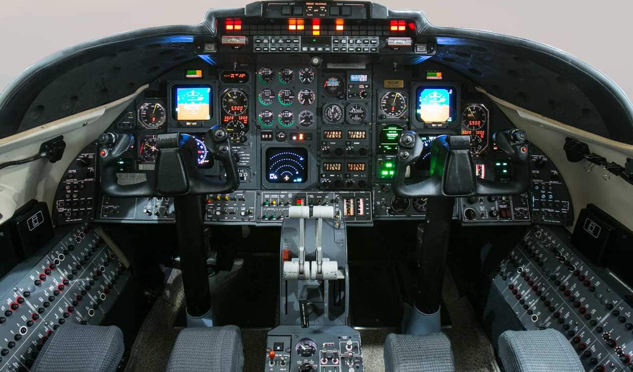 Learjet 31 / 31A cockpit