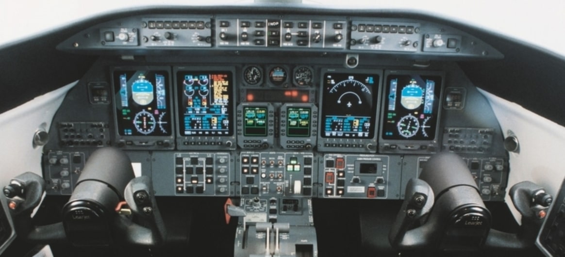 Learjet 45 Cockpit