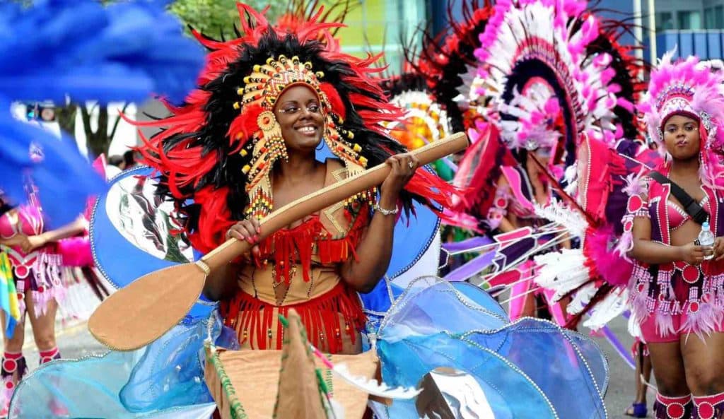 Junkanoo summer festival in Bahamas. Fly with Private Jet Charter to Marsh Harbour.