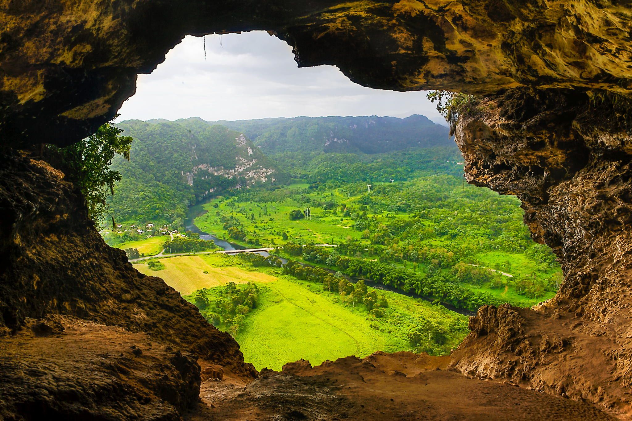 Camuy Cave and Waterfall Adventure in Puerto Rico. Fly Private to San Juan.