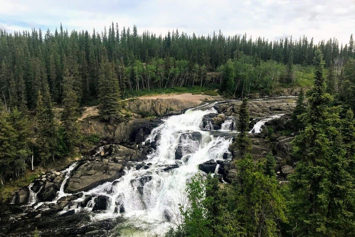 Cameron Falls, Hidden Lake Territorial Park