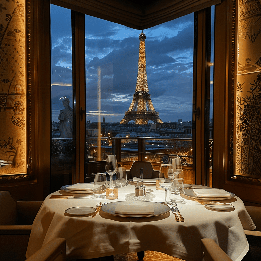 VIP Dining Experiences in Paris, the Eiffel Tower in the Background